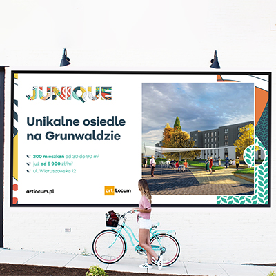 Junique-Poznań-billboard